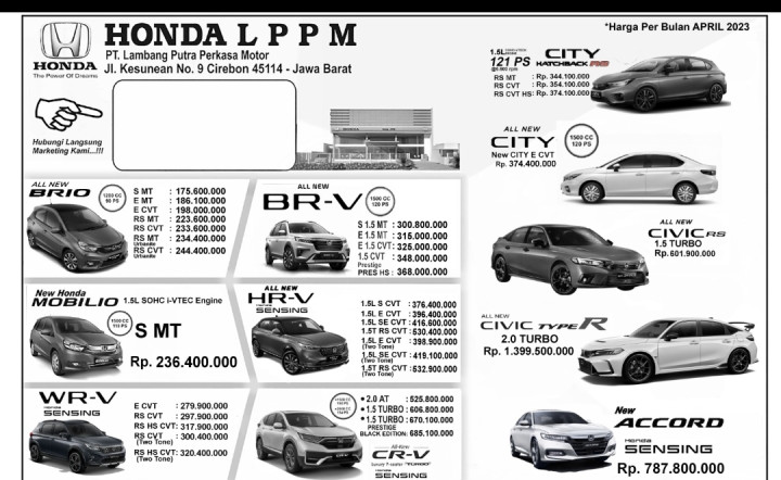 Otr terbaru 1 april 2023